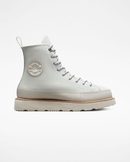 Botas Converse Chuck Taylor Crafted Cano Alto Masculino Bege Bege Branco Rosa | PT X058374